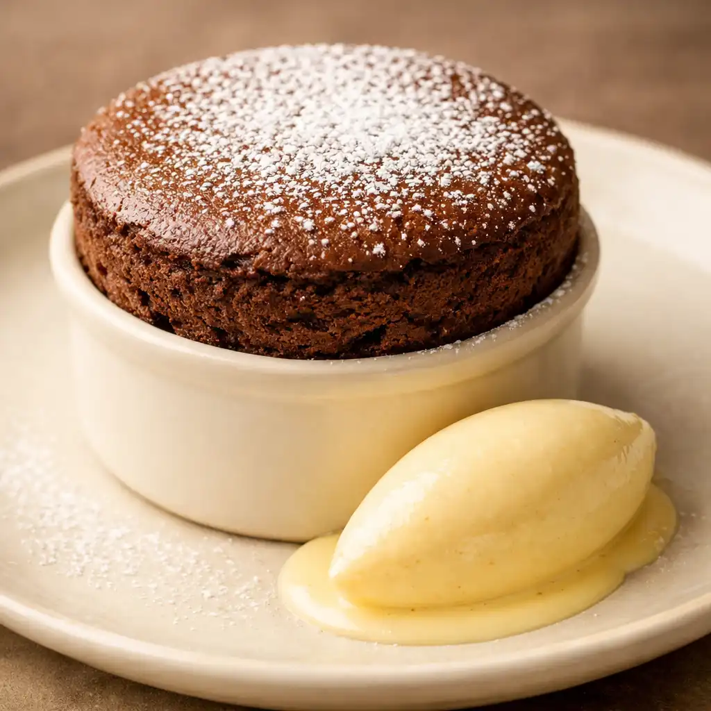 Soufflé au chocolat grand cru